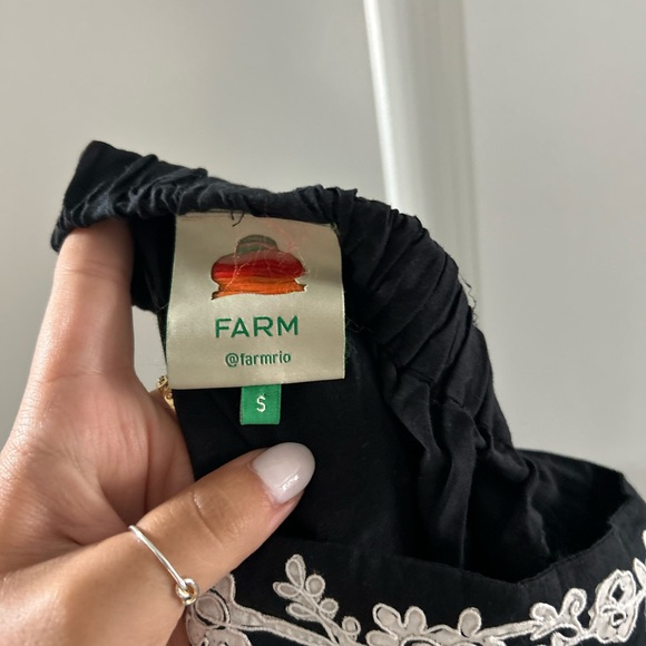 Farm Rio Embroidered Ruffle Maxi Skirt - Picture 3 of 4